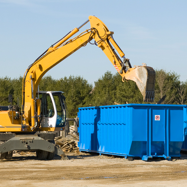 are there any restrictions on where a residential dumpster can be placed in Northlake SC